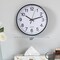 Clockswise Black Analog Clock – Silent, Non-Ticking for Wall, Office Desk, Table and Shelf, Battery-Operated Perfect for Home Office, Farmhouse Kitchen Decor, Bathroom, School and Bedroom Decor